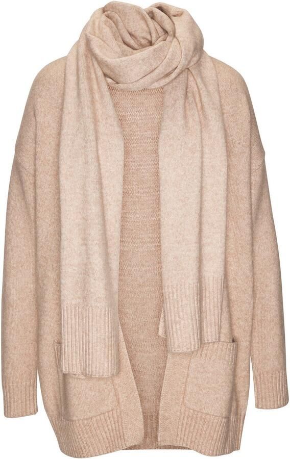 Vivance Vest van knuffelige breikwaliteit cardigan (set Met sjaal) - Foto 6