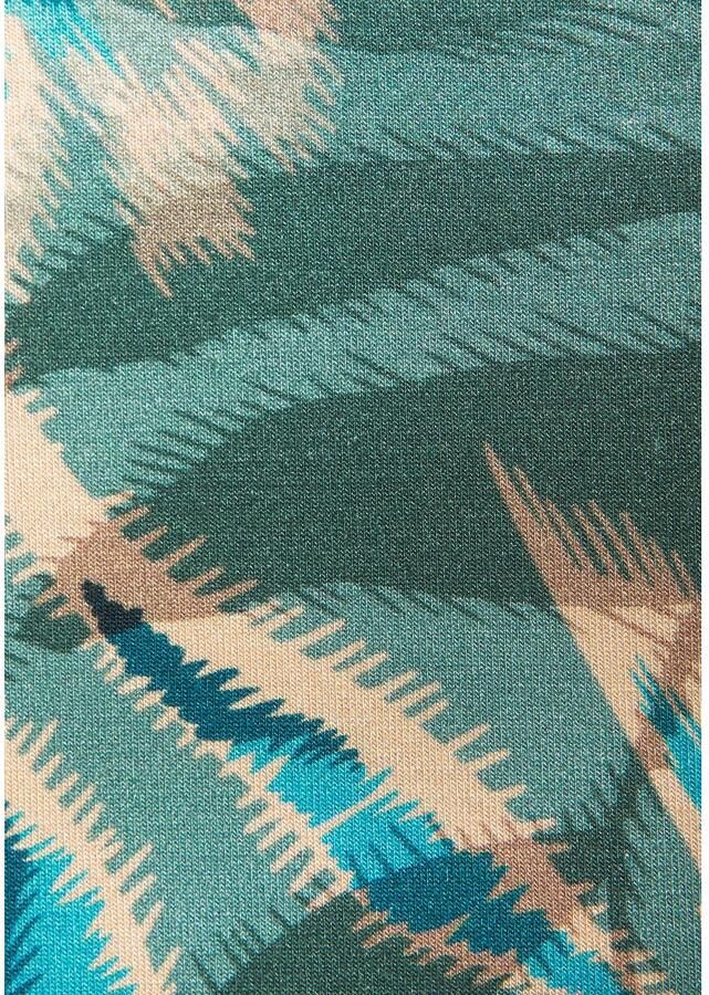 Vivance Zomerjurk met alloverdruk en decoratieve banden aan de hals korte strandjurk - Foto 2