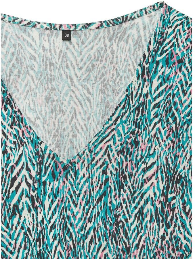 Vivance Zomerjurk met alloverdruk korte jerseyjurk casual