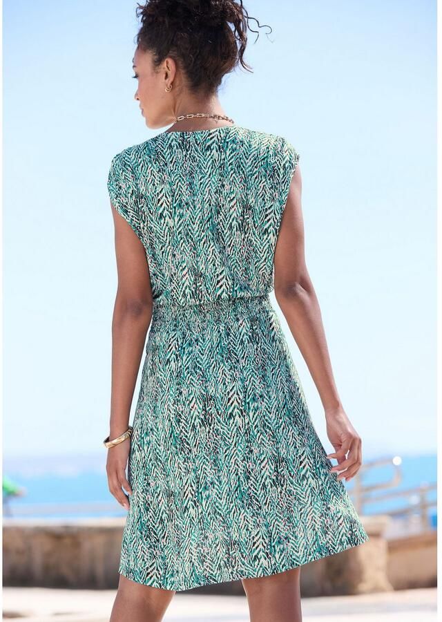 Vivance Zomerjurk met alloverdruk korte jerseyjurk casual - Foto 3