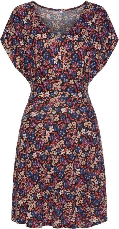 Vivance Zomerjurk met bloemenprint en v-hals licht strandjurk - Foto 4