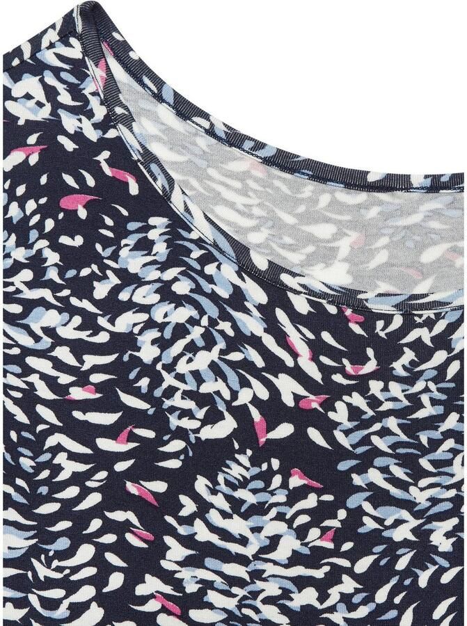 Vivance Zomerjurk met ribbels in de taille strandjurk all-over print