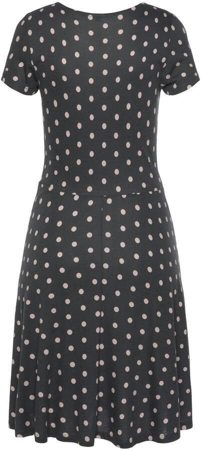 Vivance Zomerjurk met stippenprint t-shirtjurk knielengte strandjurk - Foto 4