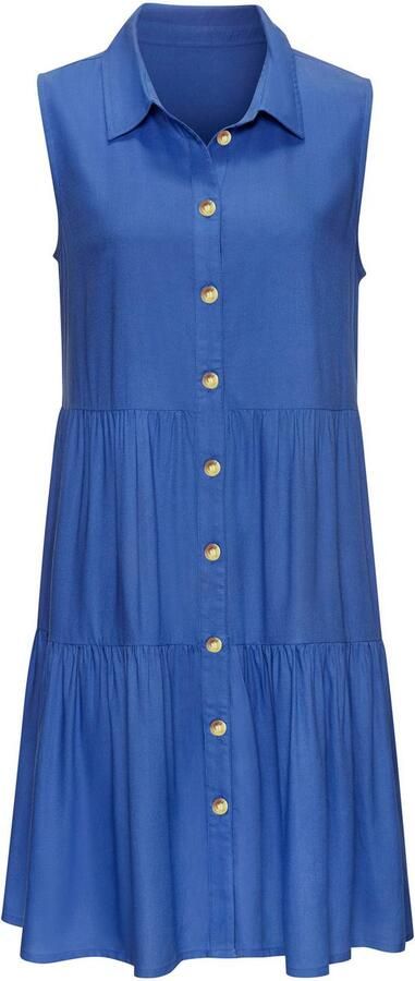 Vivance Zomerjurk van geweven viscose blousejurk met knoopsluiting en overhemdkraag - Foto 8