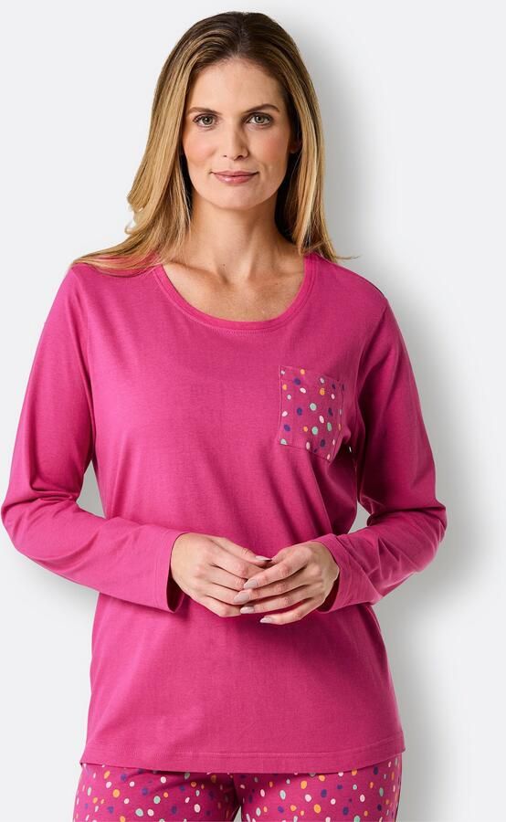 Wäschepur Shirt met lange mouwen Pyjamashirt (1-delig)