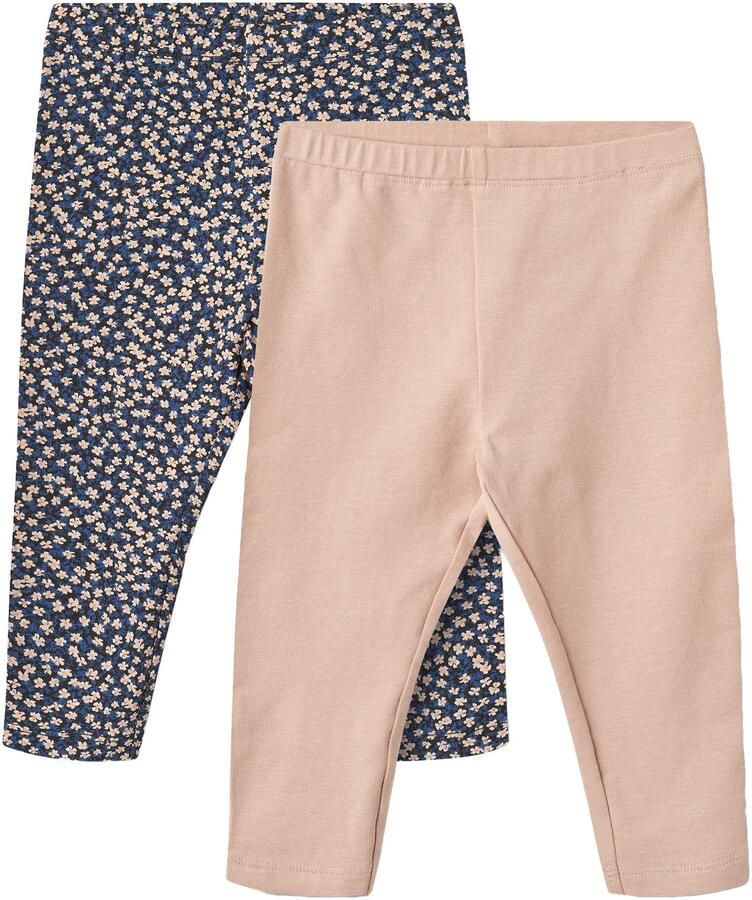 WHEAT Legging Jules 1x effen en 1x allover bedrukt (set 2-delig) - Foto 3