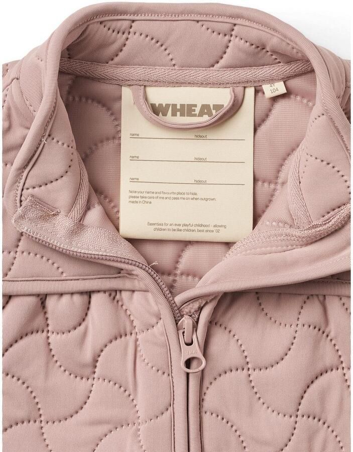 WHEAT Outdoorjack Tilde in subtiele a-lijn mouwboorden met praktische duimgaten