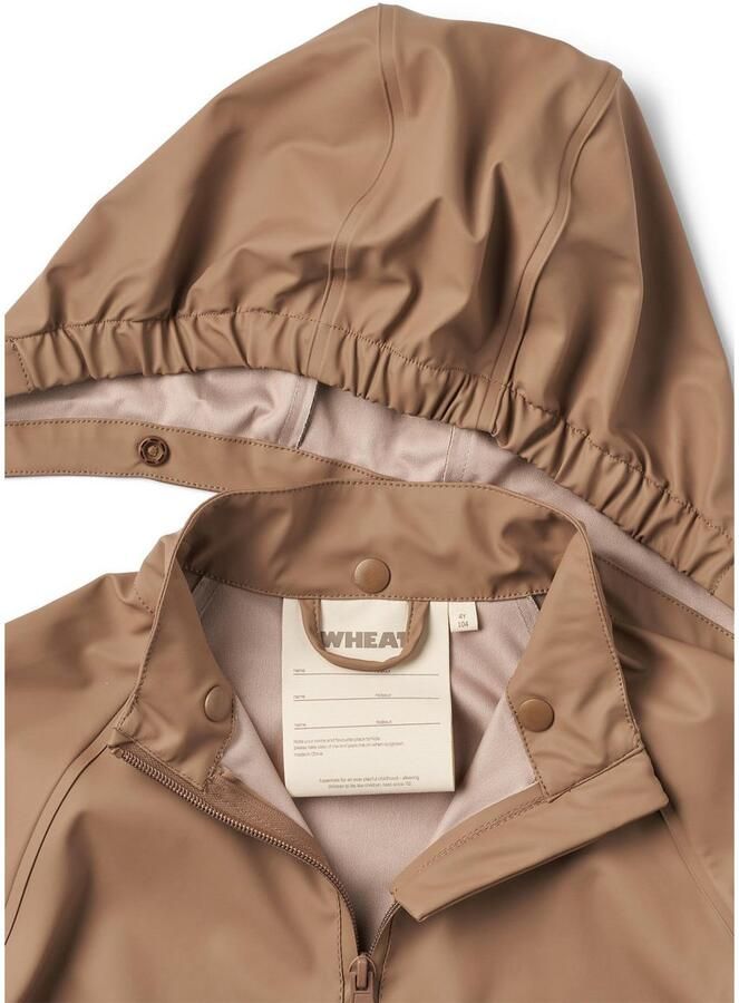 WHEAT Regenjack Rainwear Charlie waterdicht met reflectoren en met bijpassende tuinbroek (set 2 stuks) - Foto 3