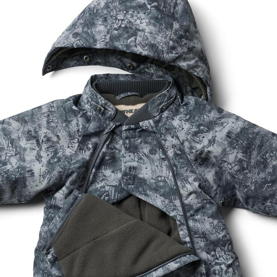 WHEAT Ski-overall Adi Tech waterdicht ade d en licht gewatteerd gelaste naden