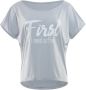 Winshape Oversized shirt MCT002 ultralicht met witte glitter-print - Thumbnail 1