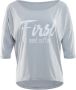 Winshape Shirt met 3 4-mouwen MCS001 ultralicht met witte glitter-print - Thumbnail 1