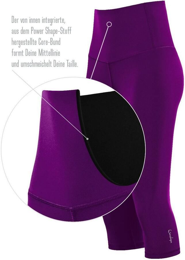 Winshape Legging 3 4 Functional Comfort HWL217C met v-vorm applicatie en core-band - Foto 2