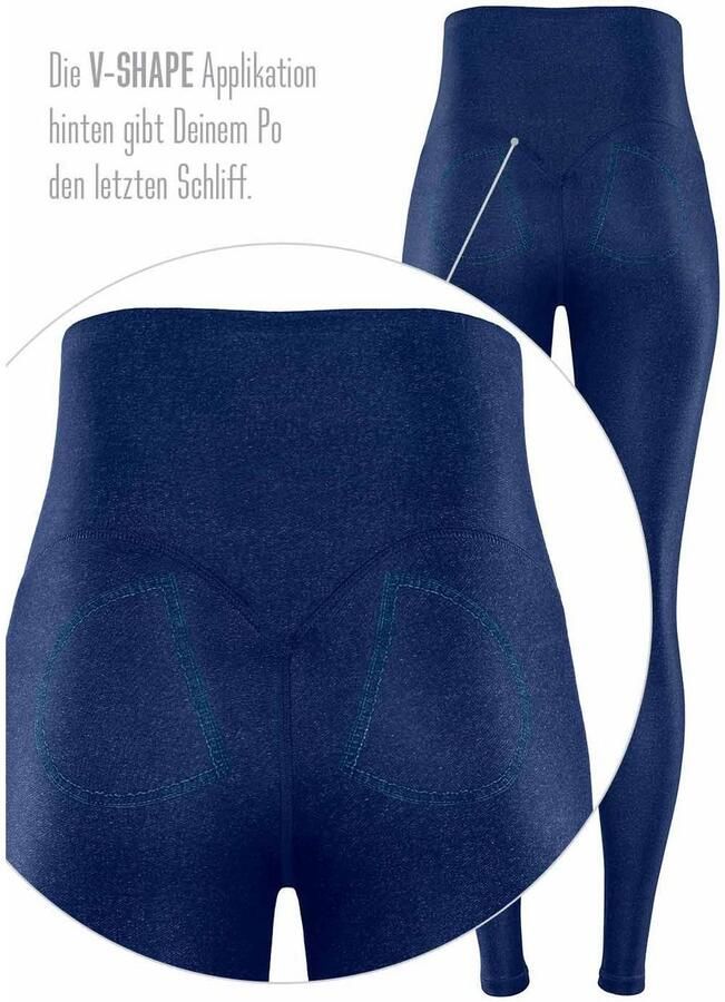 Winshape Legging Functional Comfort HWL117C met v-vorm applicatie en core-band