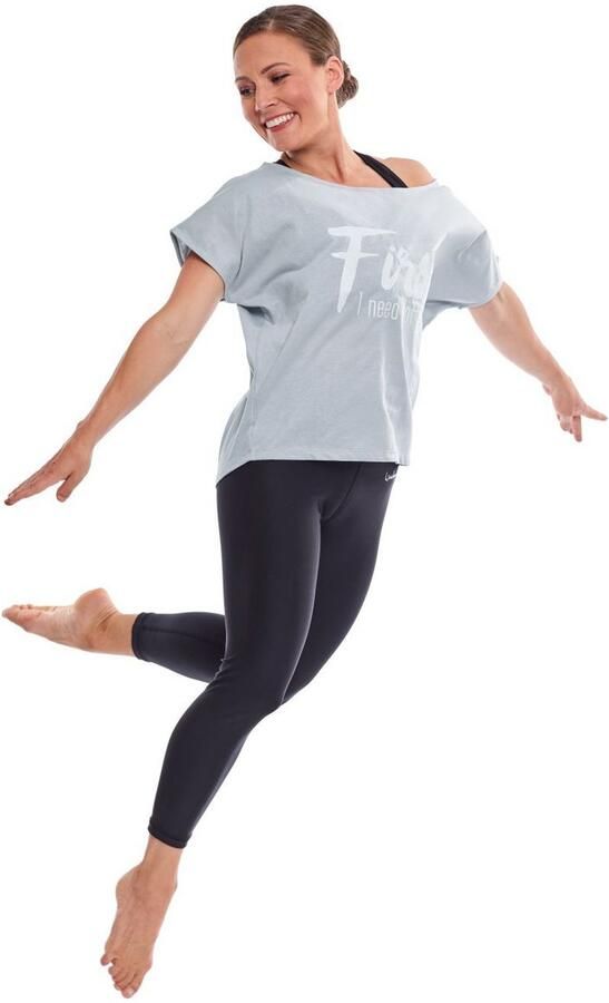 Winshape Oversized shirt MCT002 ultralicht met witte glitter-print - Foto 4