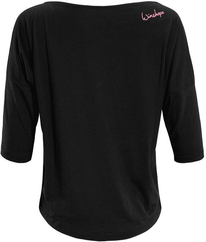 Winshape Shirt met 3 4-mouwen MCS001 ultralicht met neon pinkkleurige glitter-print