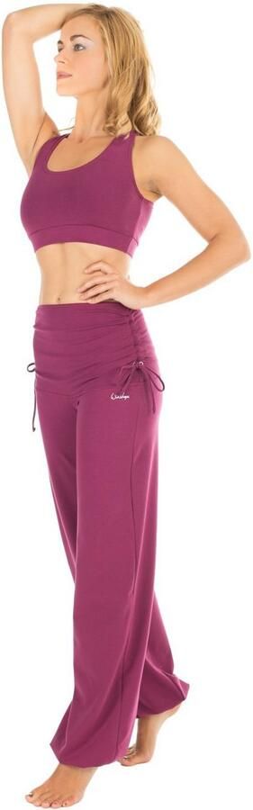 Winshape Sportbroek WH1 met aanrimpeling opzij