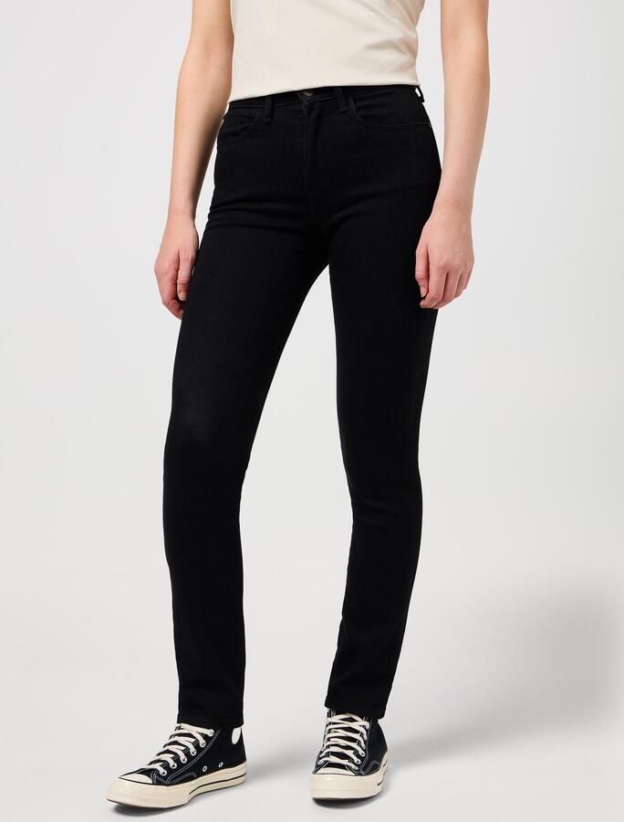 Wrangler 5-pocket jeans met contrastkleurige naden - Foto 5