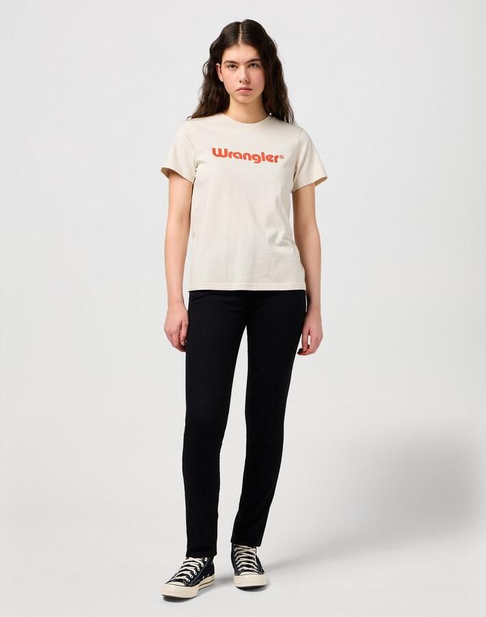 Wrangler 5-pocket jeans met contrastkleurige naden - Foto 4