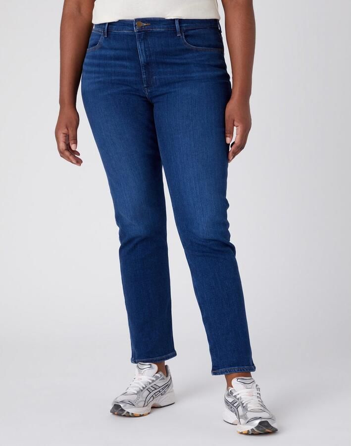 Wrangler 5-pocket jeans met contrastkleurige naden - Foto 8