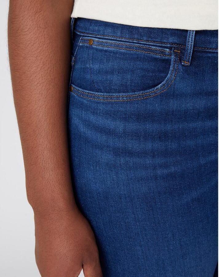 Wrangler 5-pocket jeans met contrastkleurige naden - Foto 4