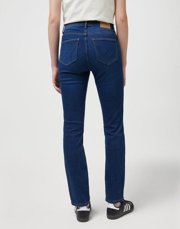 Wrangler 5-pocket jeans met contrastkleurige naden - Foto 5