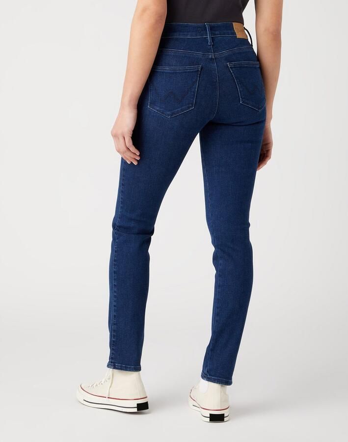 Wrangler 5-pocket jeans met contrastkleurige naden - Foto 6