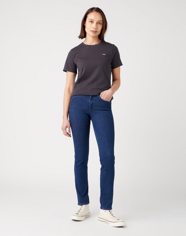 Wrangler 5-pocket jeans met contrastkleurige naden - Foto 8