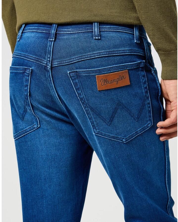 Wrangler 5-pocket jeans TEXAS SLIM FREE TO STRETCH Vrij om te rekken materiaal