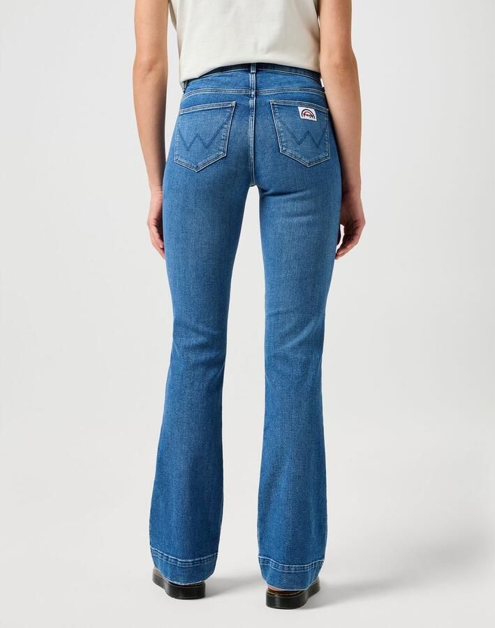 Wrangler Bootcut jeans Flare in retro-design met uitlopende pijp - Foto 3