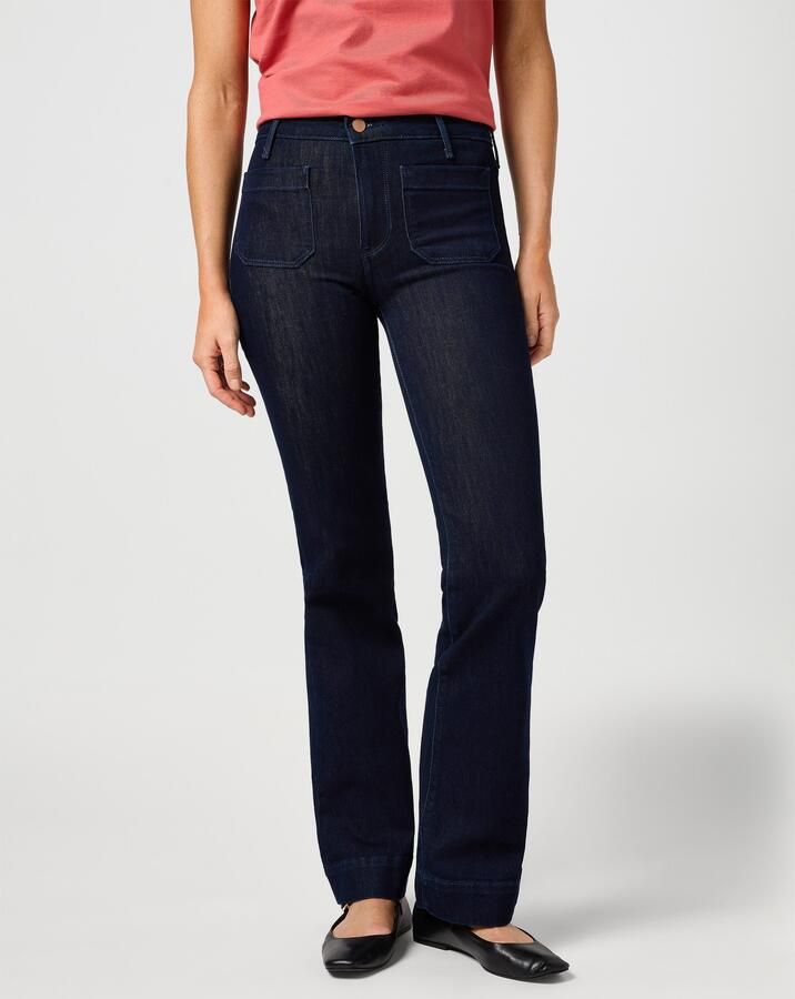 Wrangler Bootcut jeans Flare in retro-design met uitlopende pijp - Foto 6