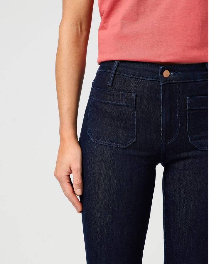 Wrangler Bootcut jeans Flare in retro-design met uitlopende pijp - Foto 2