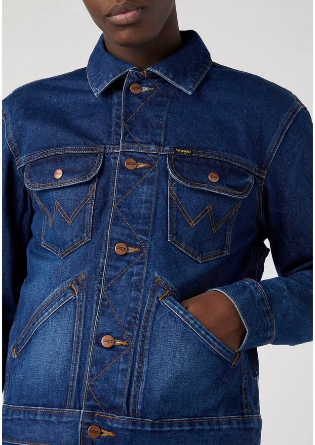 Wrangler Jeansjack 124MJ met decoratieve stiksels - Foto 2