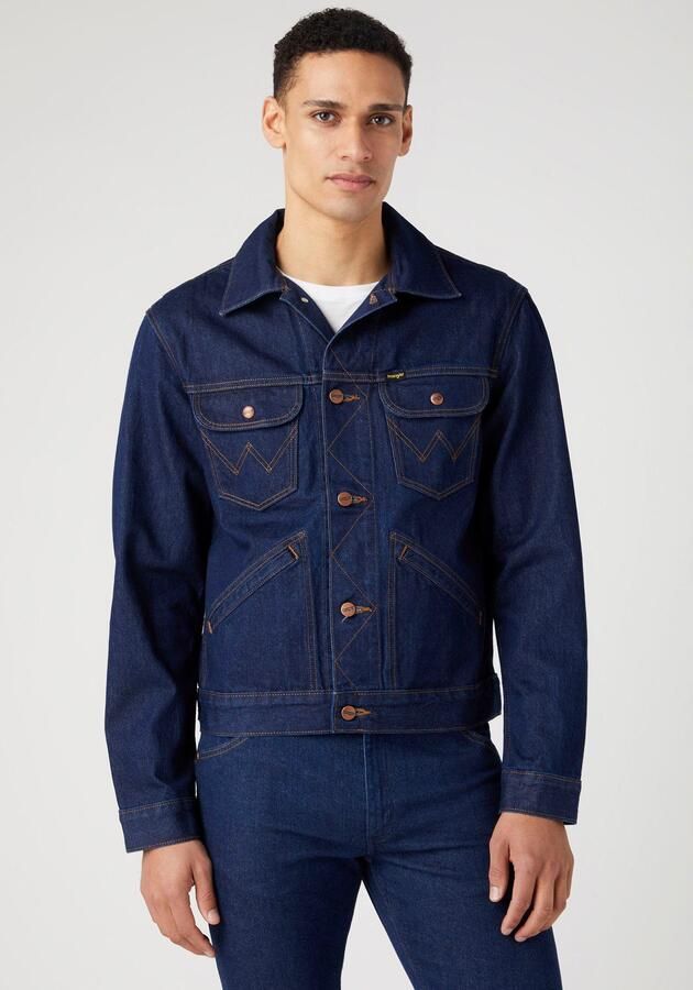 Wrangler Jeansjack 124MJ met decoratieve stiksels - Foto 5