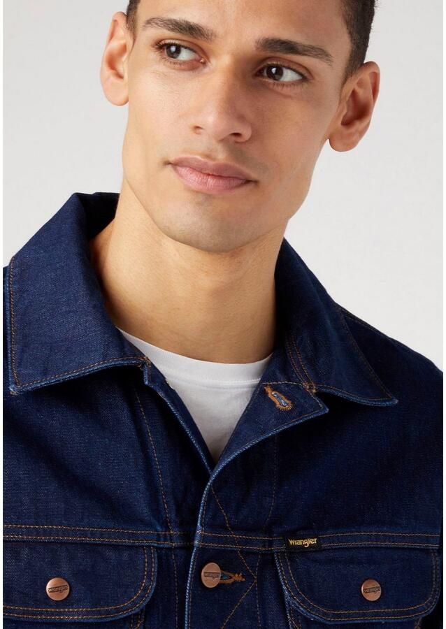 Wrangler Jeansjack 124MJ met decoratieve stiksels - Foto 2