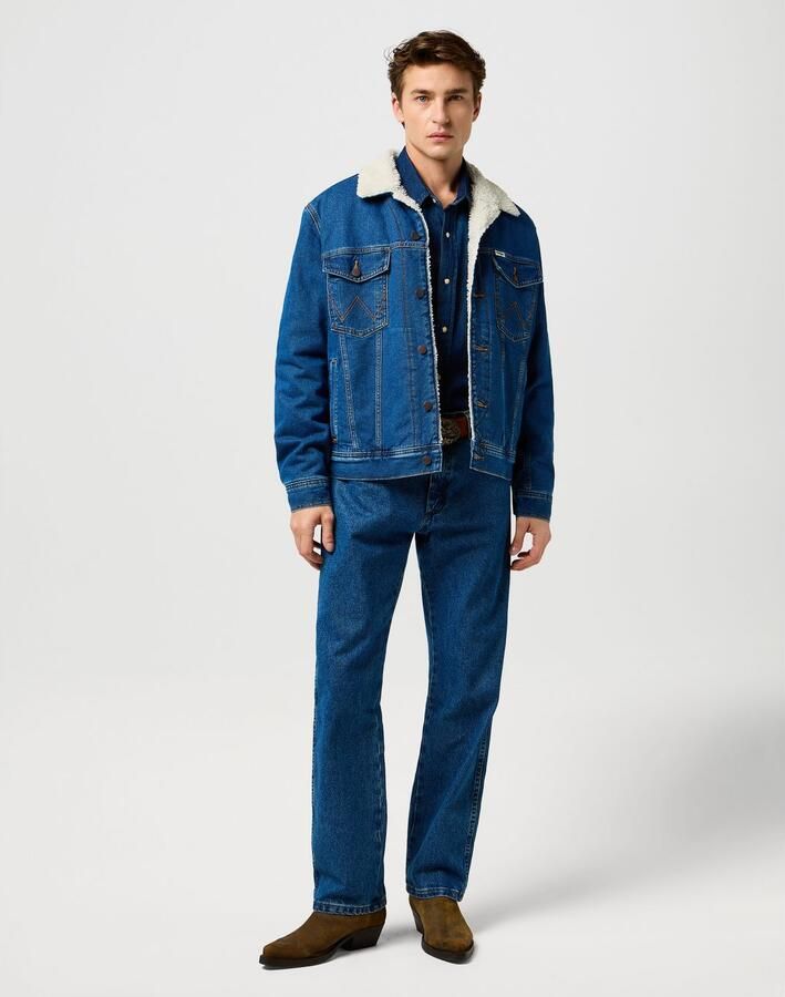 Wrangler Spijkerjack 112371440 SHERPA-MID STONE REGULAR - Foto 4