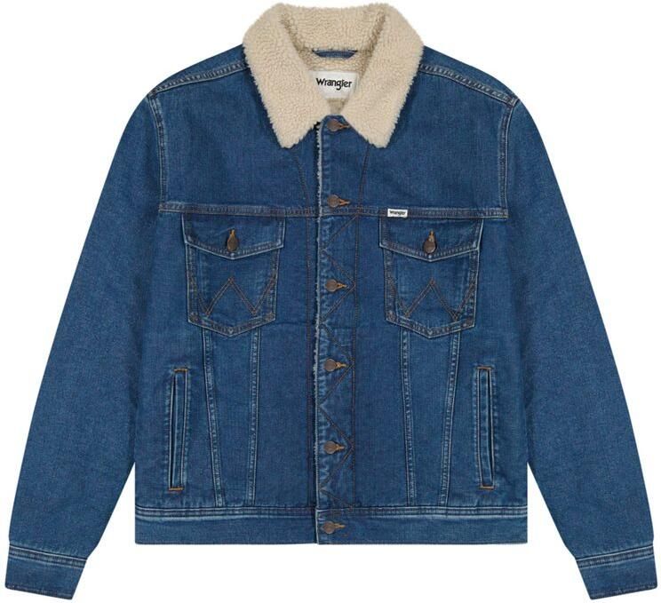 Wrangler Spijkerjack 112371440 SHERPA-MID STONE REGULAR - Foto 5