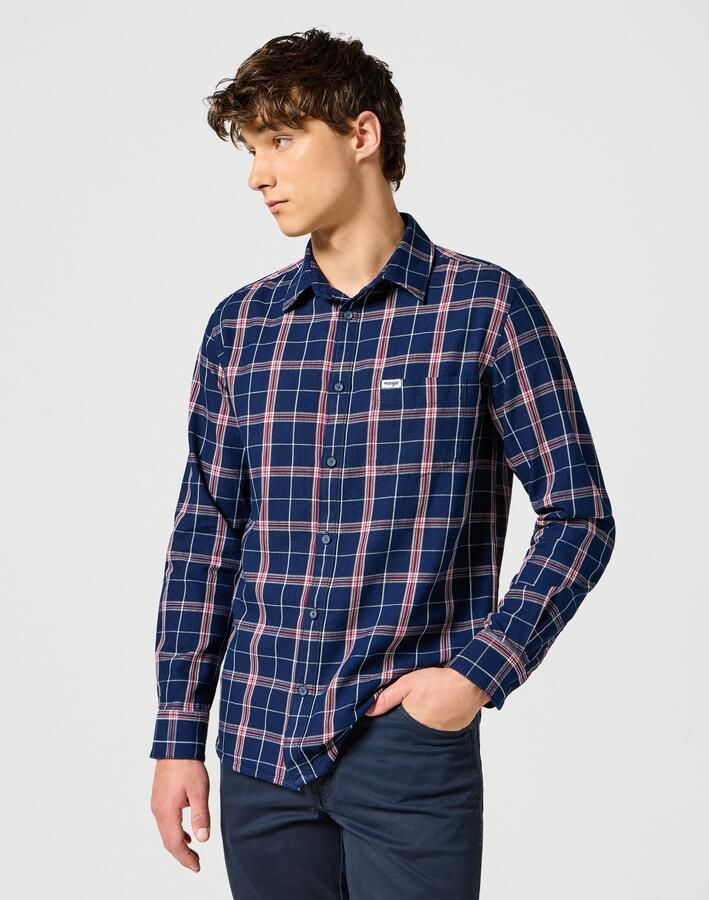 Wrangler Overhemd met lange mouwen 1 PKT SHIRT met geruit patroon - Foto 6