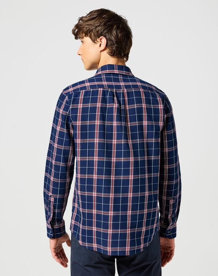 Wrangler Overhemd met lange mouwen 1 PKT SHIRT met geruit patroon - Foto 2