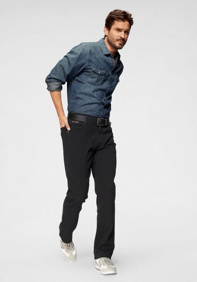 Wrangler texas regular fit stretch black overdye - Foto 7