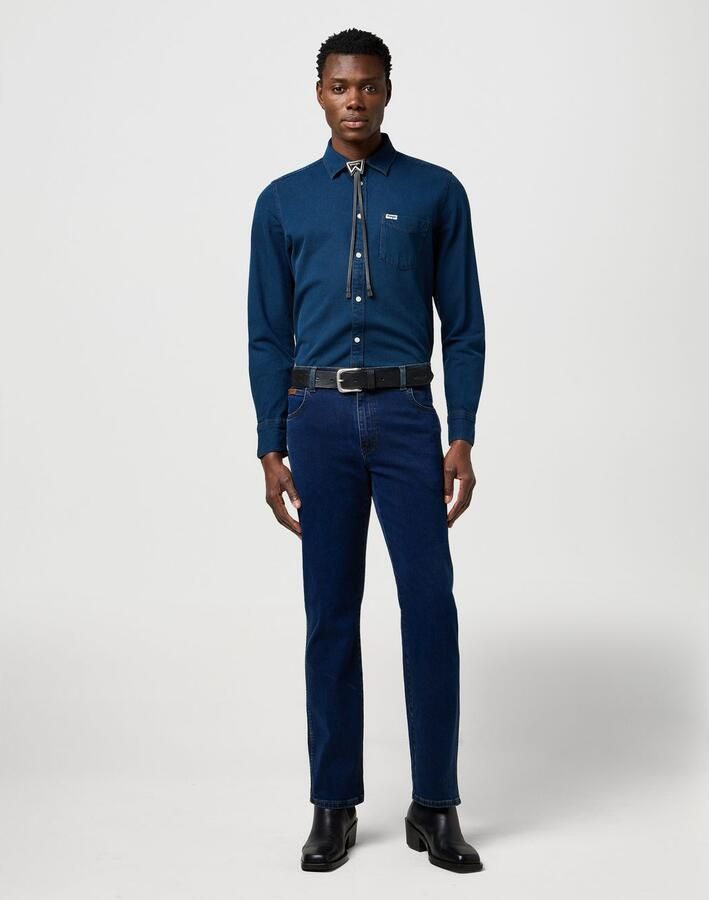 Wrangler TEXAS straight leg jeans rustic navy - Foto 5