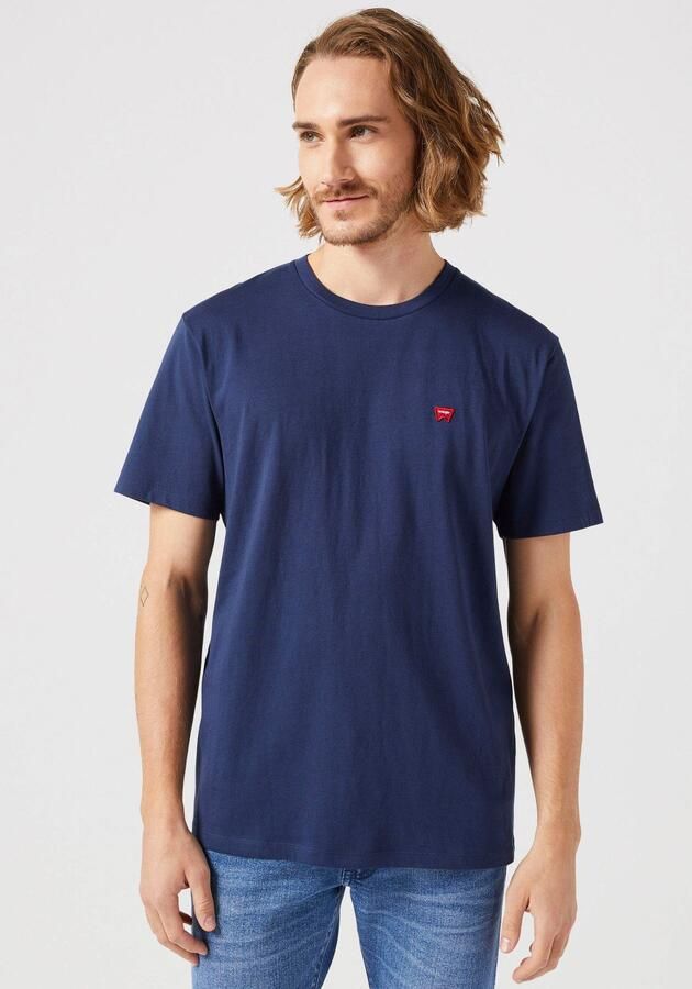 Wrangler Shirt met korte mouwen met logoborduursel op borsthoogte - Foto 6