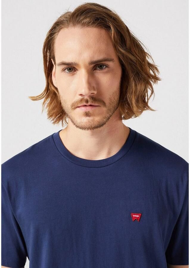 Wrangler Shirt met korte mouwen met logoborduursel op borsthoogte - Foto 2