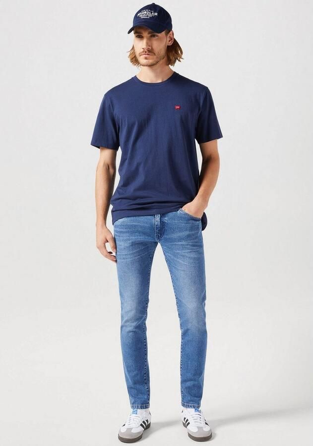 Wrangler Shirt met korte mouwen met logoborduursel op borsthoogte - Foto 5