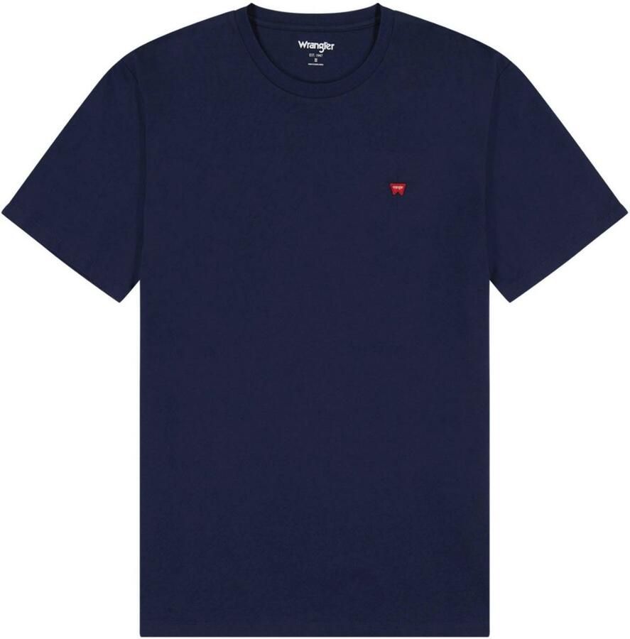 Wrangler Shirt met korte mouwen met logoborduursel op borsthoogte