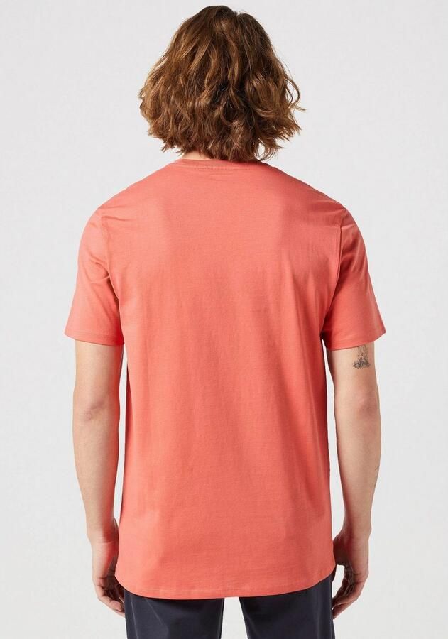 Wrangler Shirt met korte mouwen met logoborduursel op borsthoogte - Foto 4