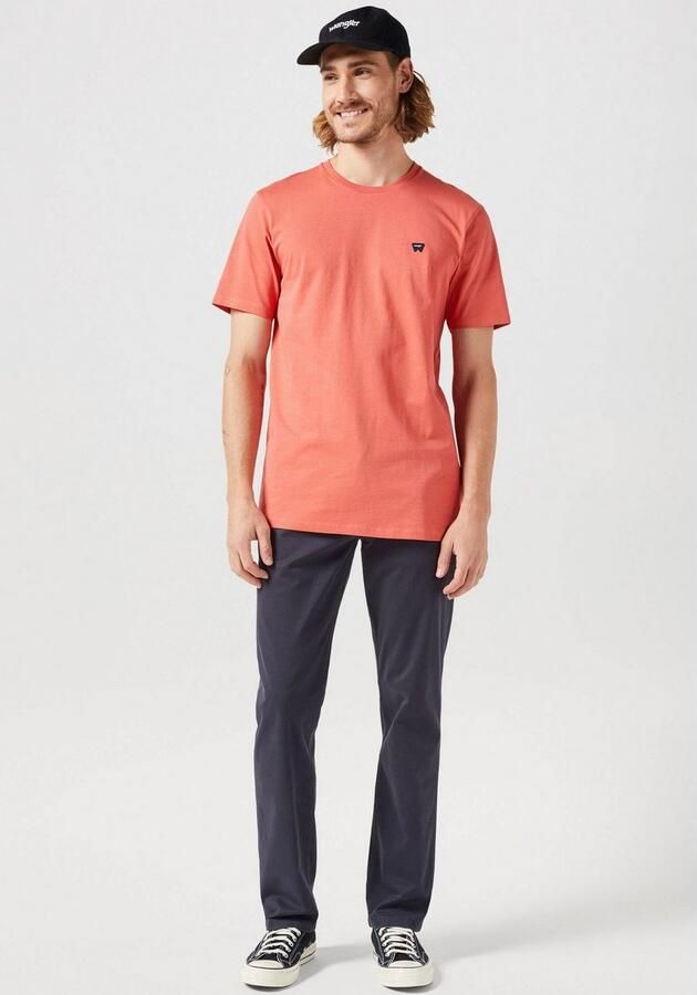 Wrangler Shirt met korte mouwen met logoborduursel op borsthoogte - Foto 5