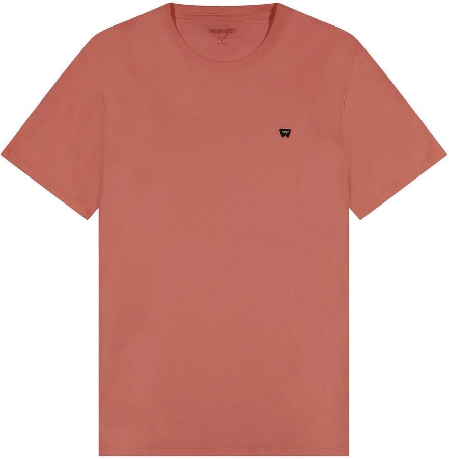 Wrangler Shirt met korte mouwen met logoborduursel op borsthoogte