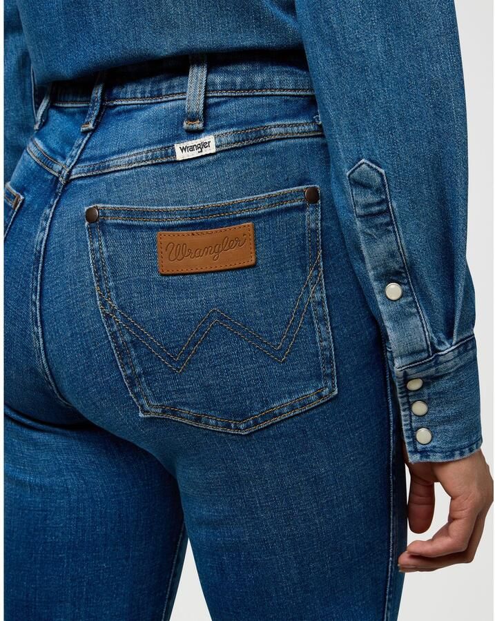Wrangler Straight jeans in five-pocketsstijl