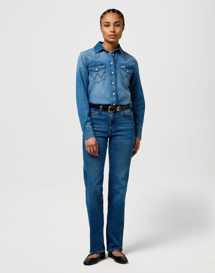 Wrangler Straight jeans in five-pocketsstijl - Foto 4