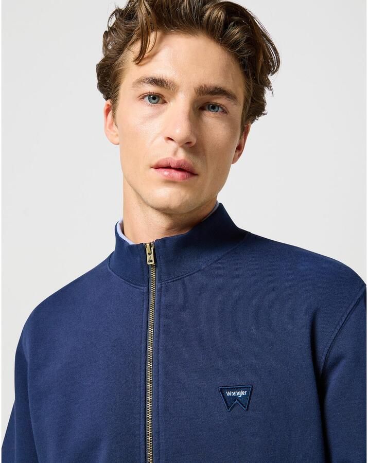 Wrangler Sweatvest FUNNEL NECK ZIP met een ritssluiting - Foto 3